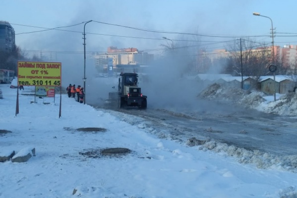 В мороз вода сильно парит, что затрудняет работу В мороз вода сильно парит, что затрудняет работу