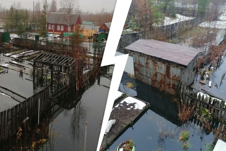 Больше всего пострадали частные дома — огороды людей залило грязной водой Больше всего пострадали частные дома — огороды людей залило грязной водой