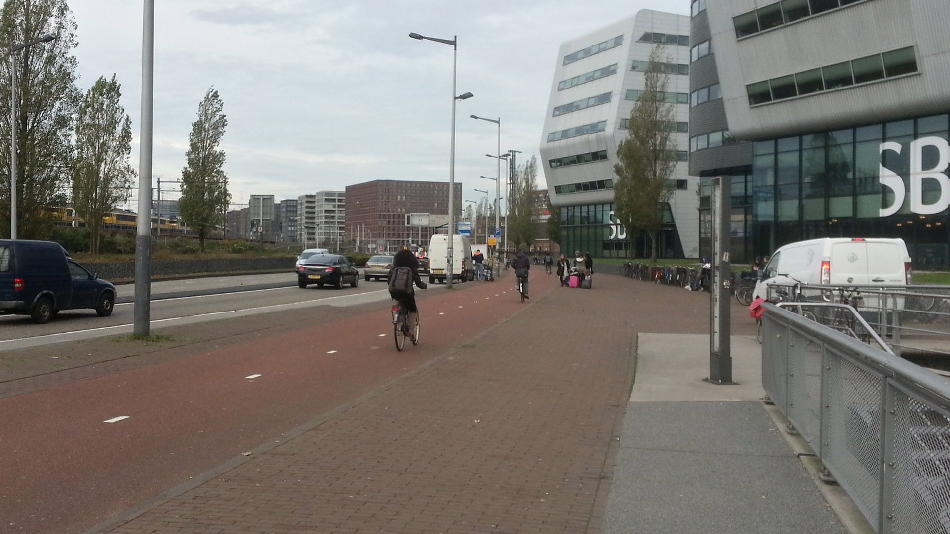 Велодорожка в Амстердаме