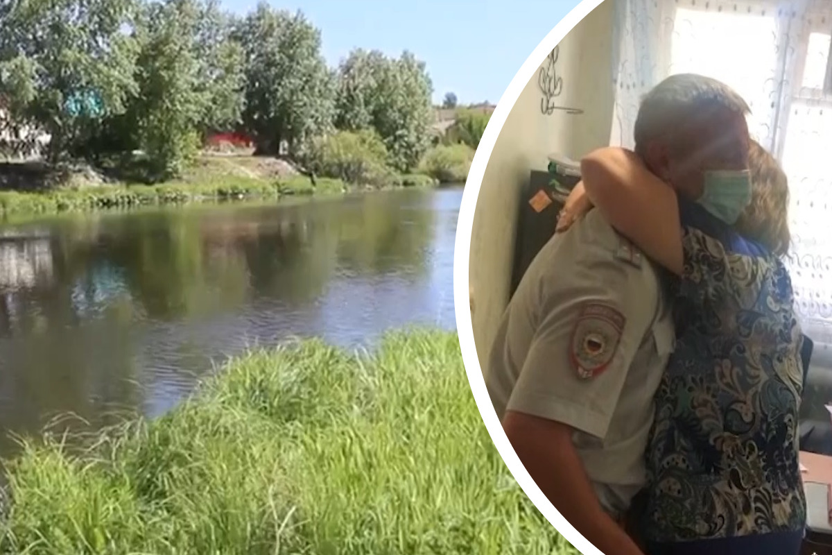На Урале участковый спас двух тонущих в реке детей