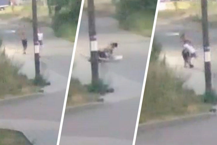 На девушку напал агрессивный мужчина На девушку напал агрессивный мужчина