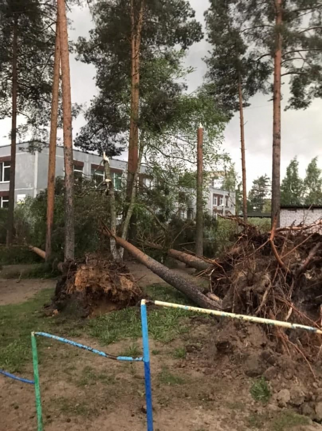 Петербург погрузился во тьму. Смотрите, как в городе буянила гроза