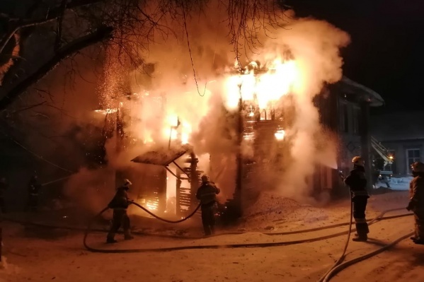 В пожаре никто не пострадал В пожаре никто не пострадал