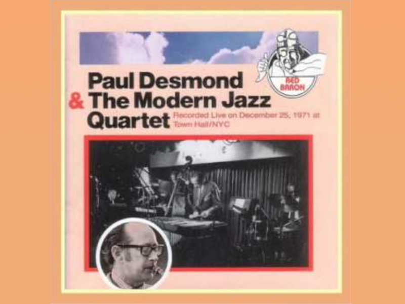 Среда джаза с Давидом Голощёкиным: Paul Desmond With The Modern Jazz Quartet