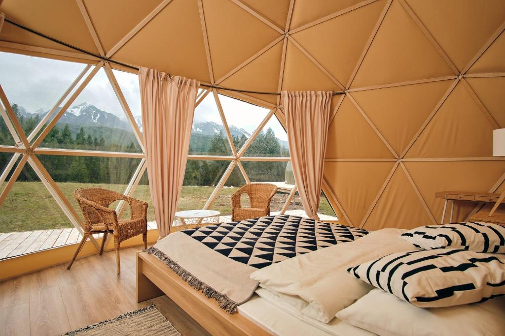 Турбаза «Зеленый колобок» предлагает очень уютные купольные домики