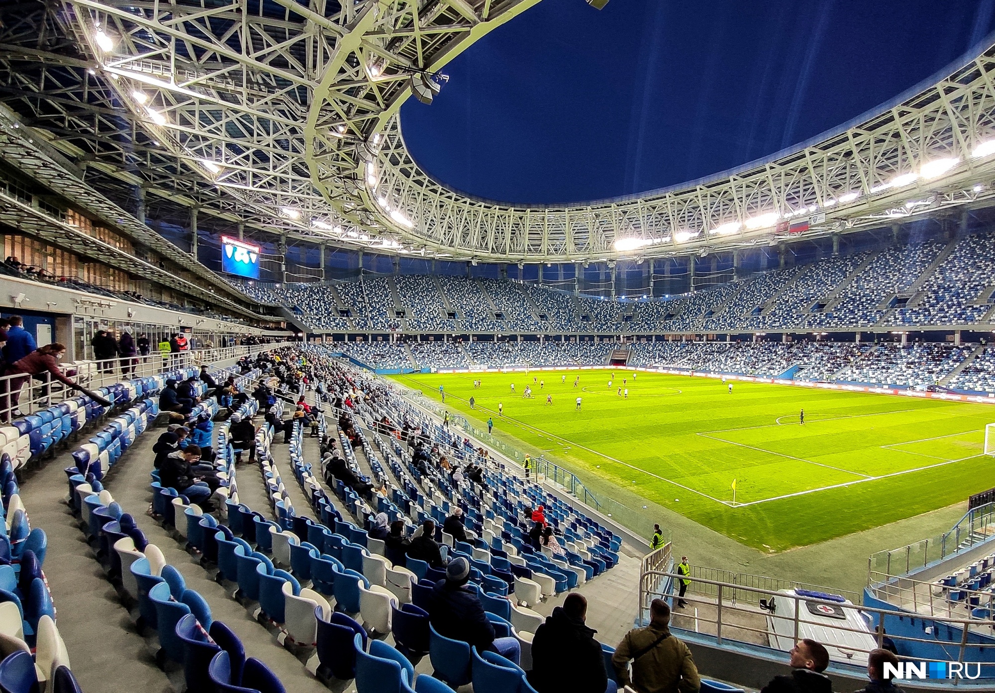 Матч Россия — Финляндия покажут на экранах у стадиона «Нижний Новгород». На фестиваль перед игрой приедут «Братья Грим»