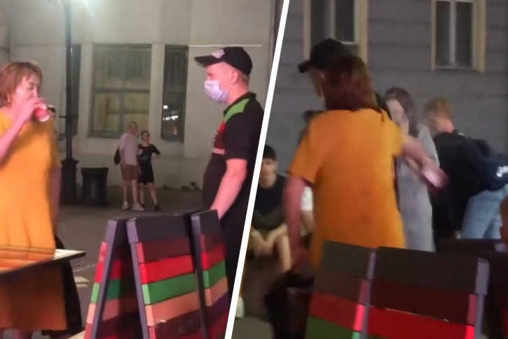 В Екатеринбурге сняли на видео дебоширку, которая мешала горожанам В Екатеринбурге сняли на видео дебоширку, которая мешала горожанам