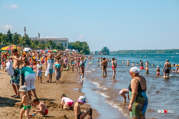 Самарские пляжи пользуются повышенным спросом Самарские пляжи пользуются повышенным спросом