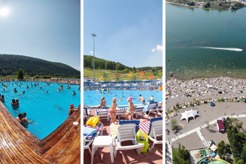 В Красноярске несложно найти отличный пляжный отдых даже в июне