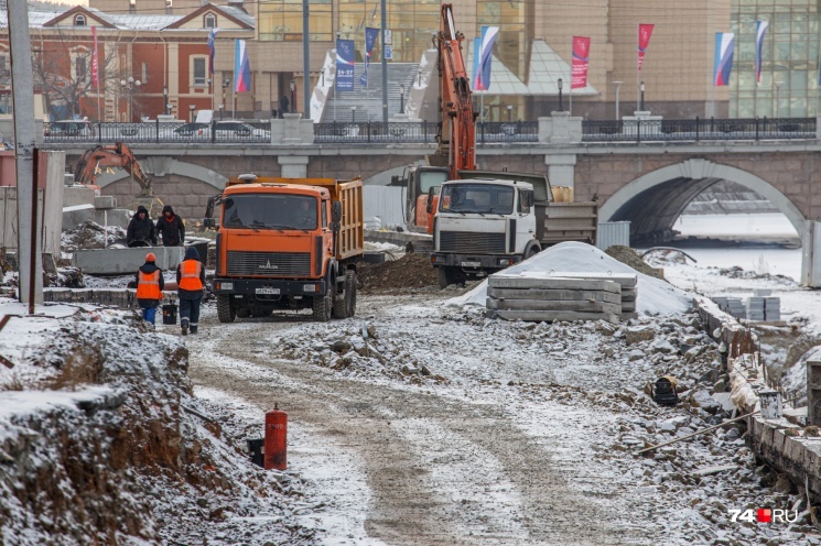 Работы на набережной приостановили в середине декабря Работы на набережной приостановили в середине декабря