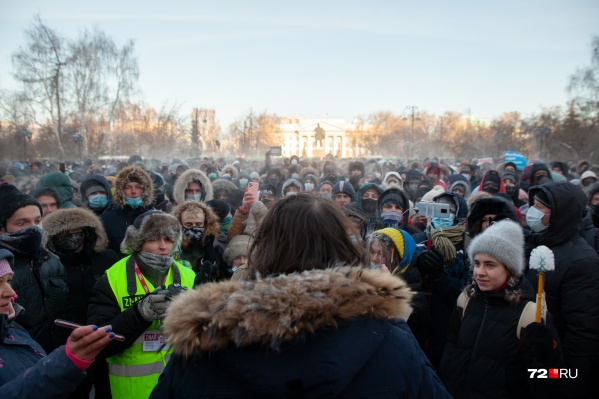 Акция прошла 23 января в 30-градусный мороз Акция прошла 23 января в 30-градусный мороз