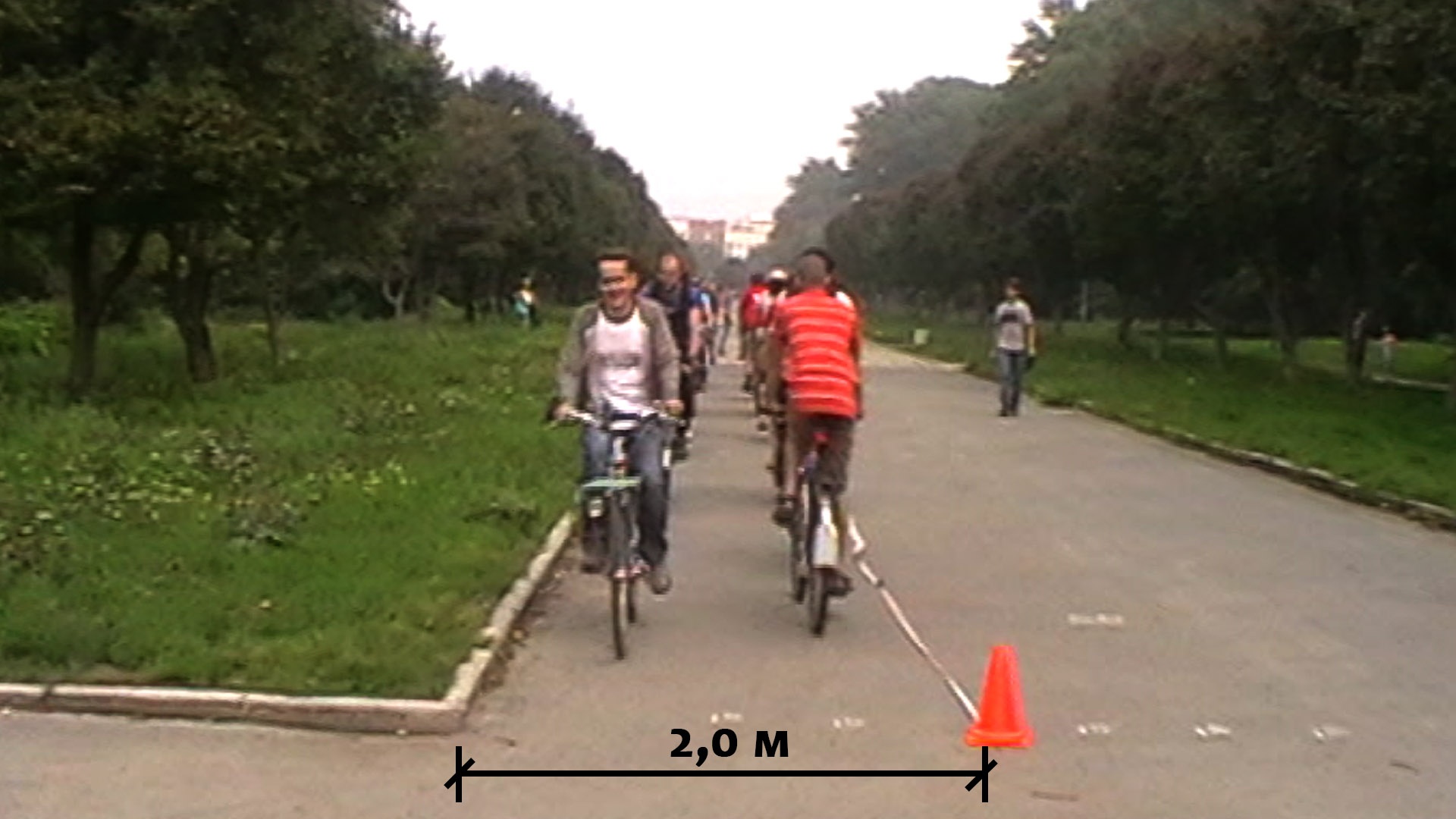Тест ширины велодорожек силами фонда «Город.PRO» и волонтеров-велосипедистов