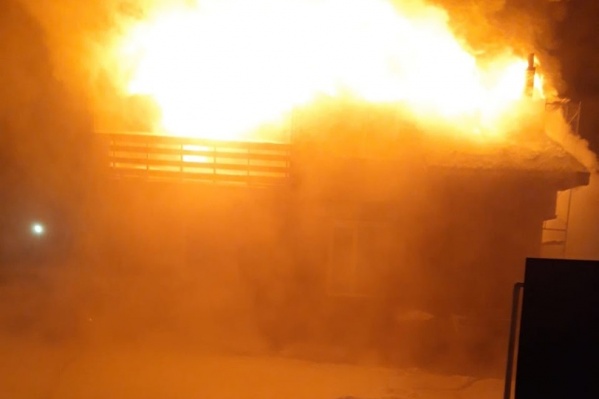 Пожар произошел утром 24 января Пожар произошел утром 24 января