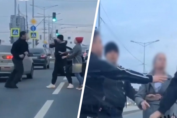 Спорщики заняли сразу две полосы Спорщики заняли сразу две полосы