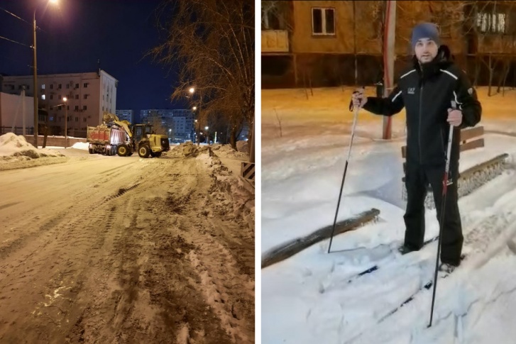 Это уже не первый экстравагантный рейд Дмитрия Ларина, ранее он уже катался по району на коньках Это уже не первый экстравагантный рейд Дмитрия Ларина, ранее он уже катался по району на коньках