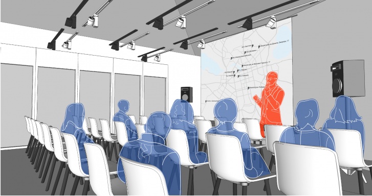 В квартале запроектирован мультимедийный лекторий В квартале запроектирован мультимедийный лекторий