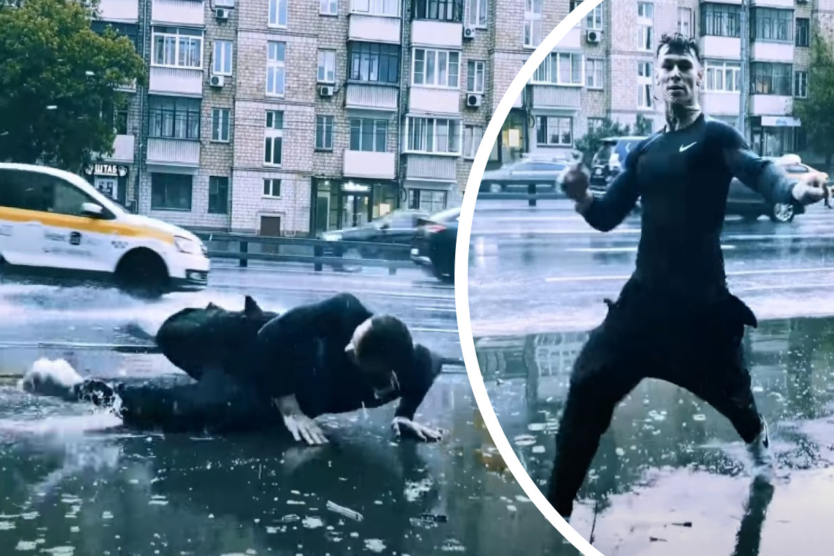 Упал в лужу и попал в тренды YouTube: уральский рэпер Niletto снял клип под дождем на новую песню