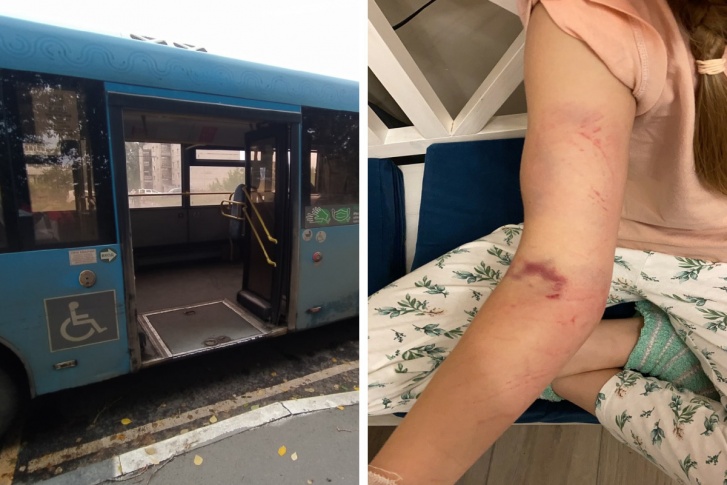 В Ярославле водитель автобуса зажал девочку в дверях и протащил по асфальту В Ярославле водитель автобуса зажал девочку в дверях и протащил по асфальту