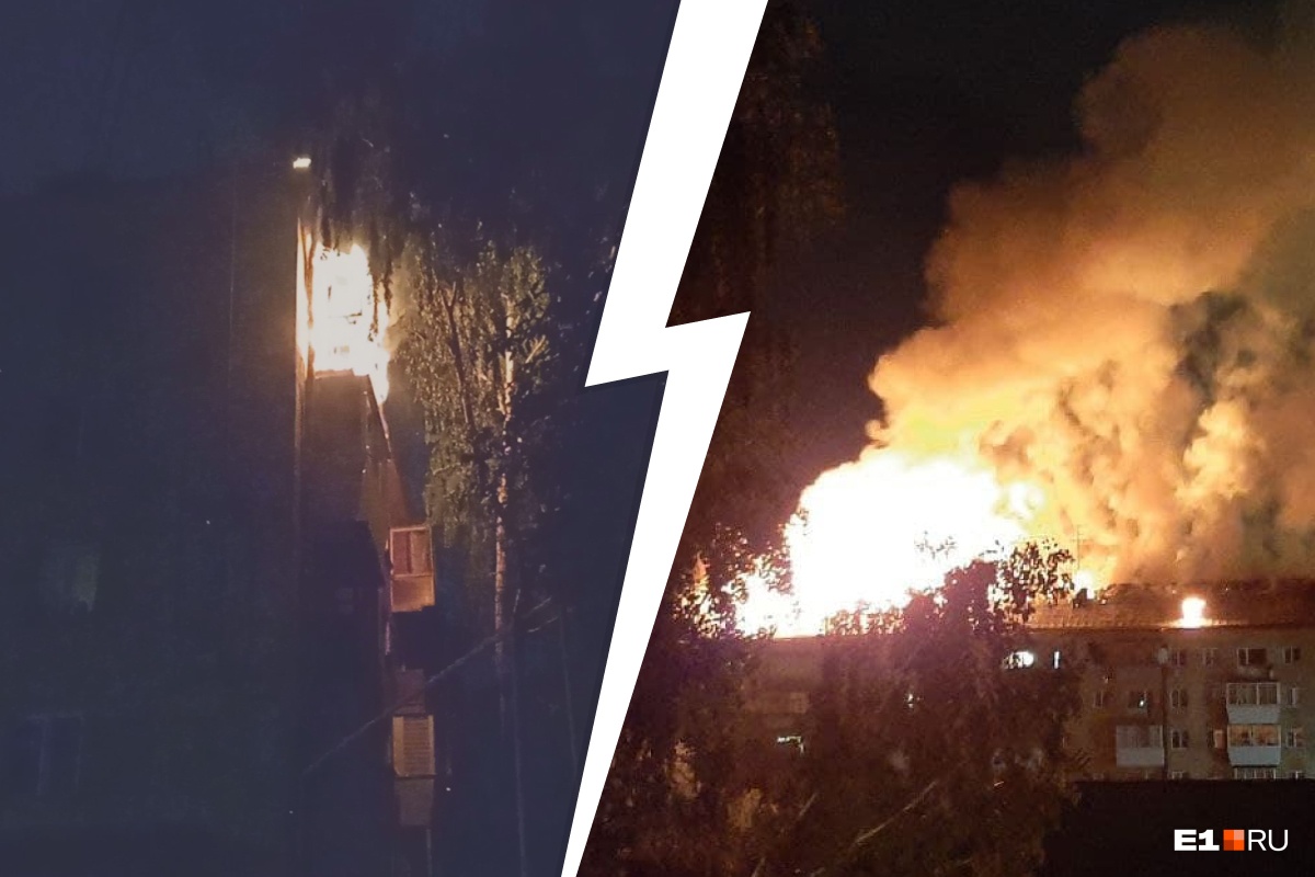 Адский пожар в центре Екатеринбурга унес две жизни. Показываем, с чего он начался