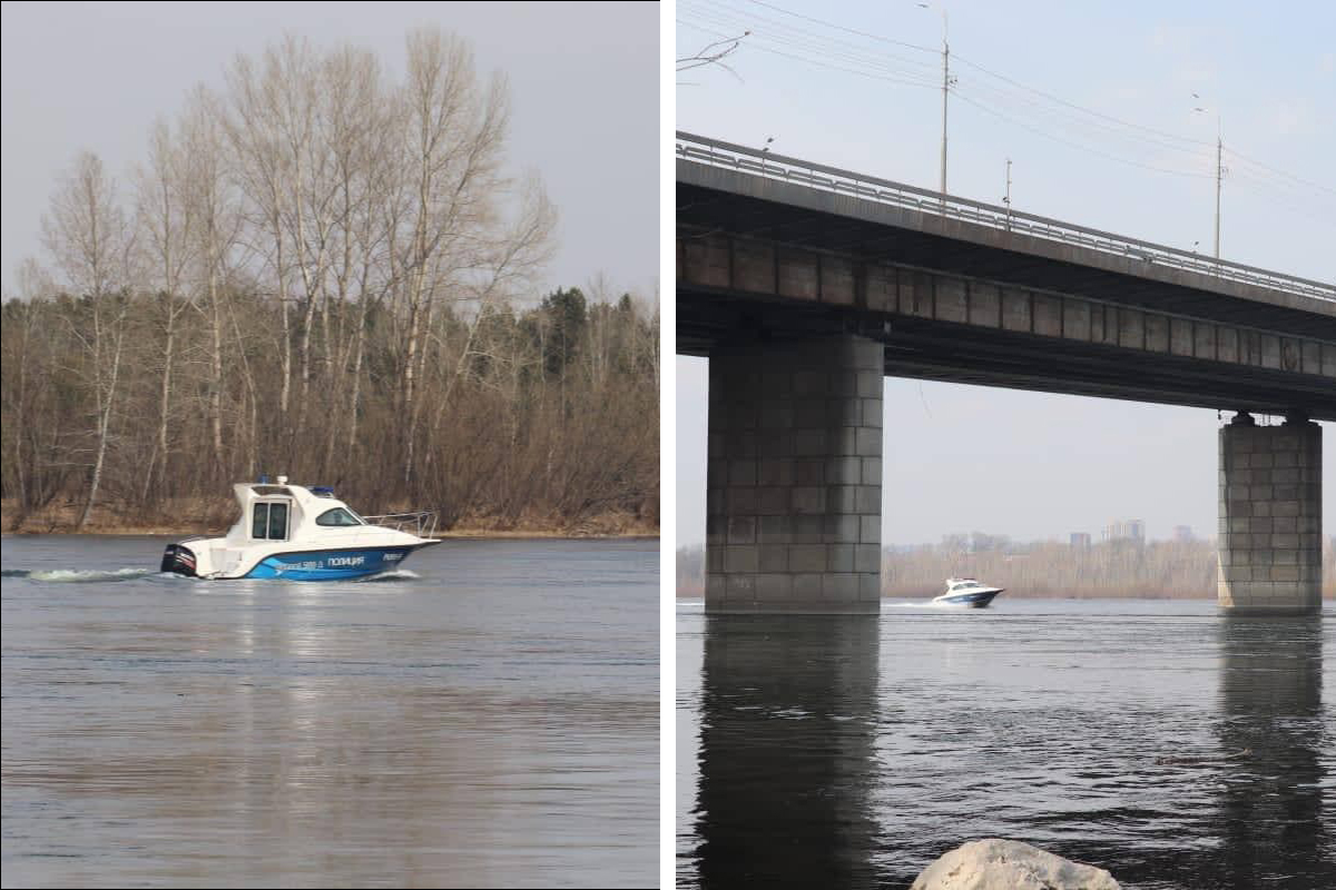 На воде ребенка ищет полицейский катер На воде ребенка ищет полицейский катер