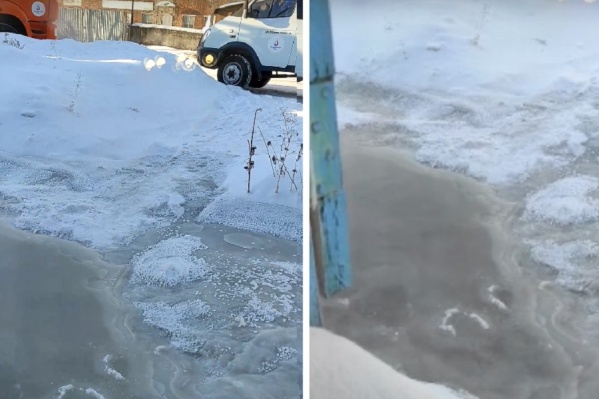 В мороз вода застыла В мороз вода застыла