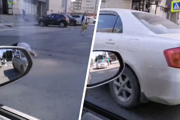 Пострадавший шел по пешеходному переходу Пострадавший шел по пешеходному переходу