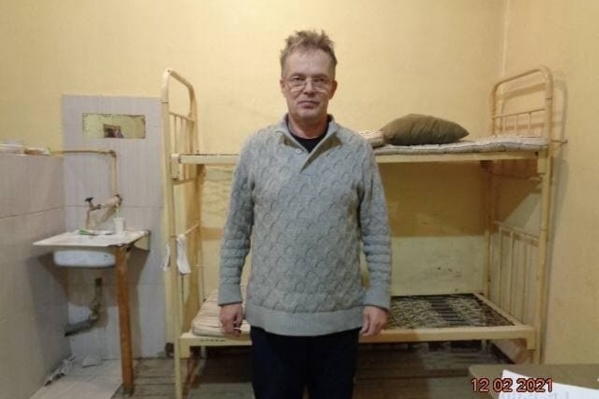 Общественник Сергей Тиунов в спецприемнике Общественник Сергей Тиунов в спецприемнике