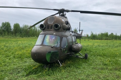 Вертолет Ми-8, со слов пассажиров, стал терять высоту