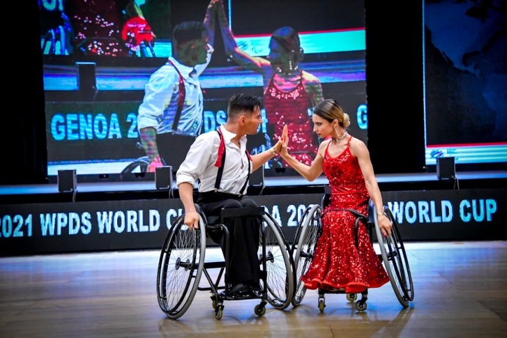 Юлия и Игорь Давыдовы завоевали на Кубке мира сразу несколько медалей