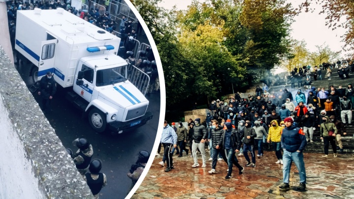 Перекрыли дорогу и орали матом: во Владимире прошли массовые задержания фанатов «Шинника»