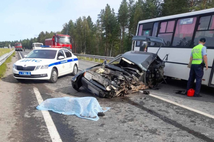 Водителя автомобиля отбросило на проезжую часть, он погиб от полученных травм Водителя автомобиля отбросило на проезжую часть, он погиб от полученных травм