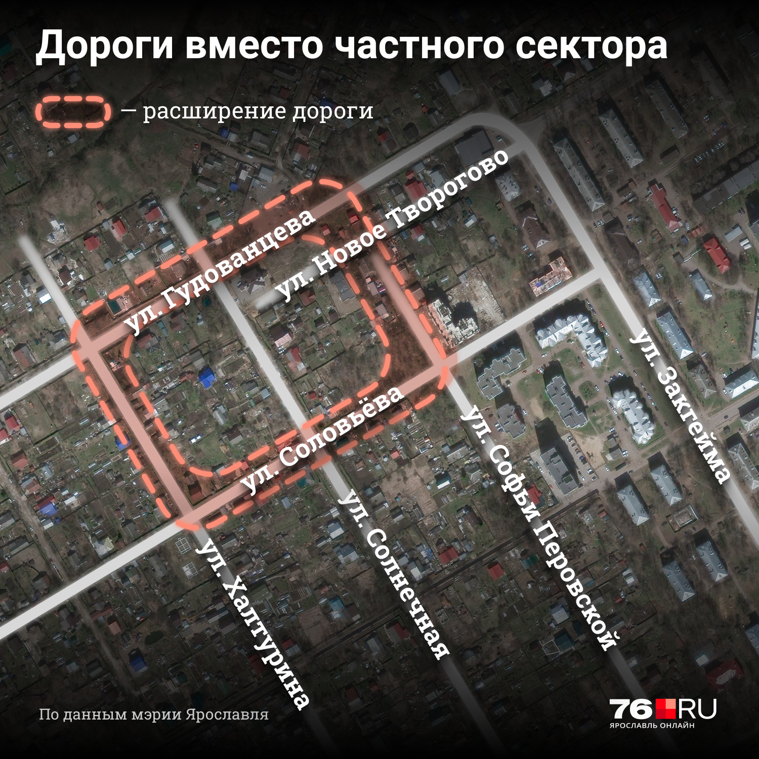 Схематичное изображение планов по расширению улиц Схематичное изображение планов по расширению улиц