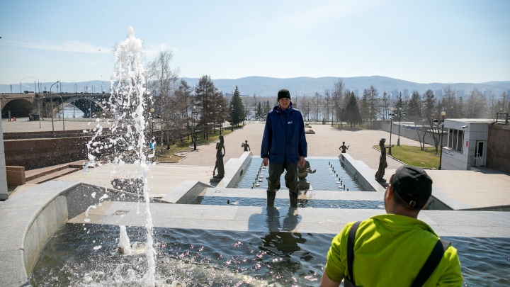 «Нужно приводить в порядок»: в Красноярске закрывают красивейший фонтан у Театральной площади