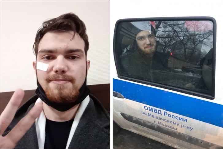 Слева — Глеб в ожидании суда. Справа — Глеб в ожидании «посадки» Слева — Глеб в ожидании суда. Справа — Глеб в ожидании «посадки»
