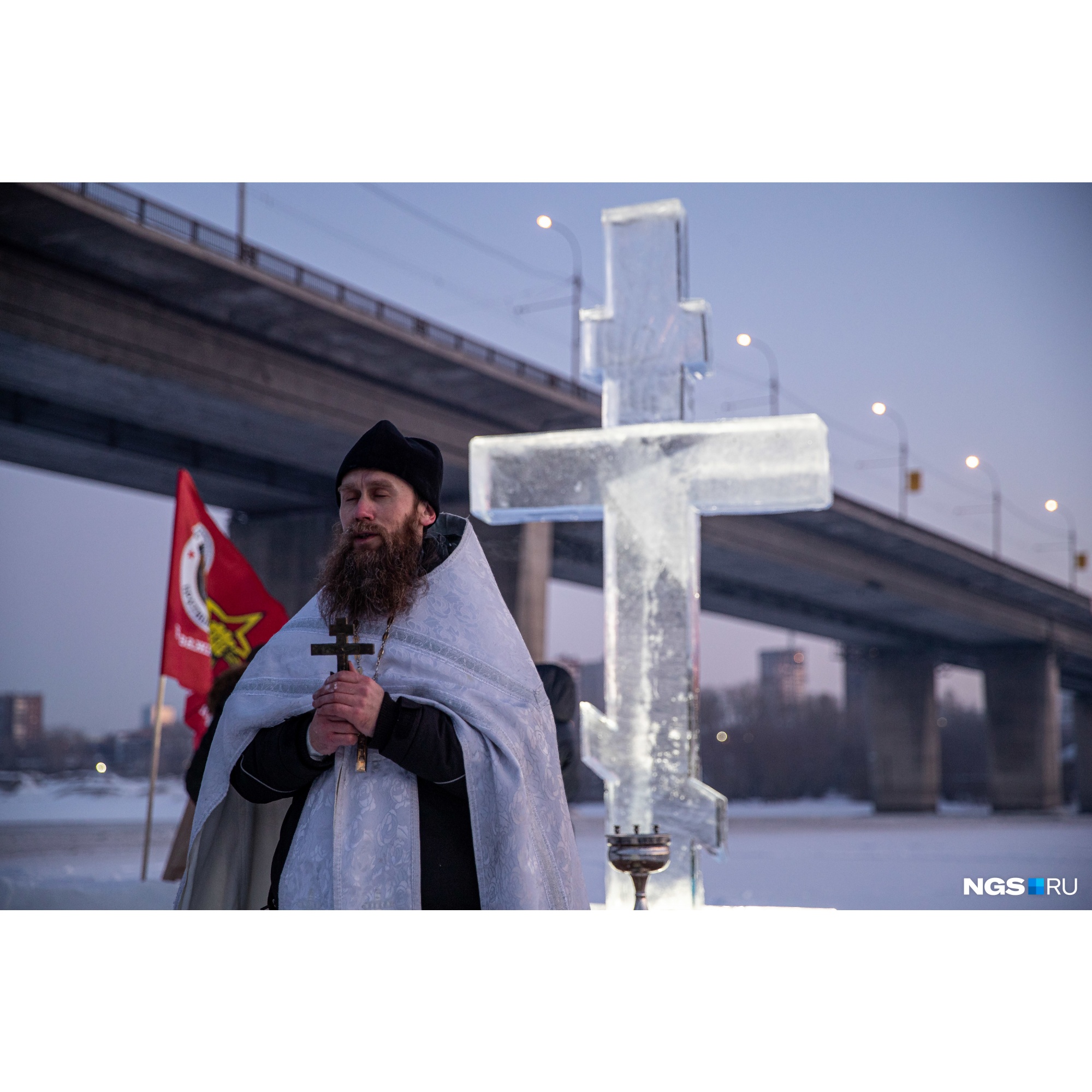 В этом году на Крещение в Новосибирске сделали всего две купели В этом году на Крещение в Новосибирске сделали всего две купели