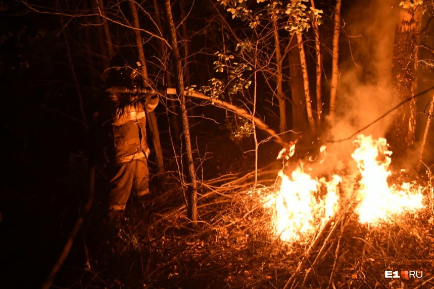 Уральским спасателям, тушившим лесные пожары, дадут премии по 50 тысяч рублей