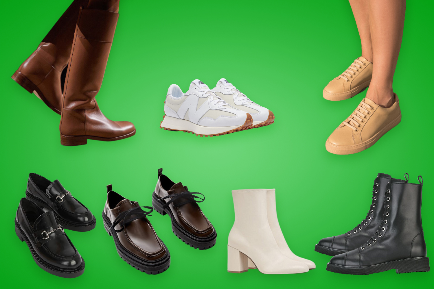 Выбирайте для обуви минимальный декор и природные цвета — универсальными могут стать не только черные ботинки