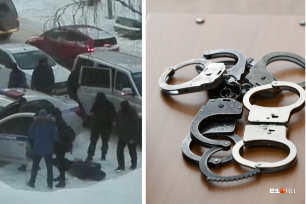 Задержание заметили жильцы дома Задержание заметили жильцы дома