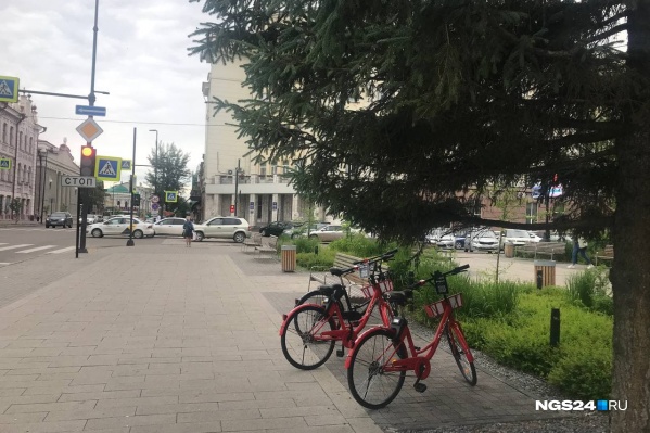 Велосипеды появляются по всему центру города Велосипеды появляются по всему центру города