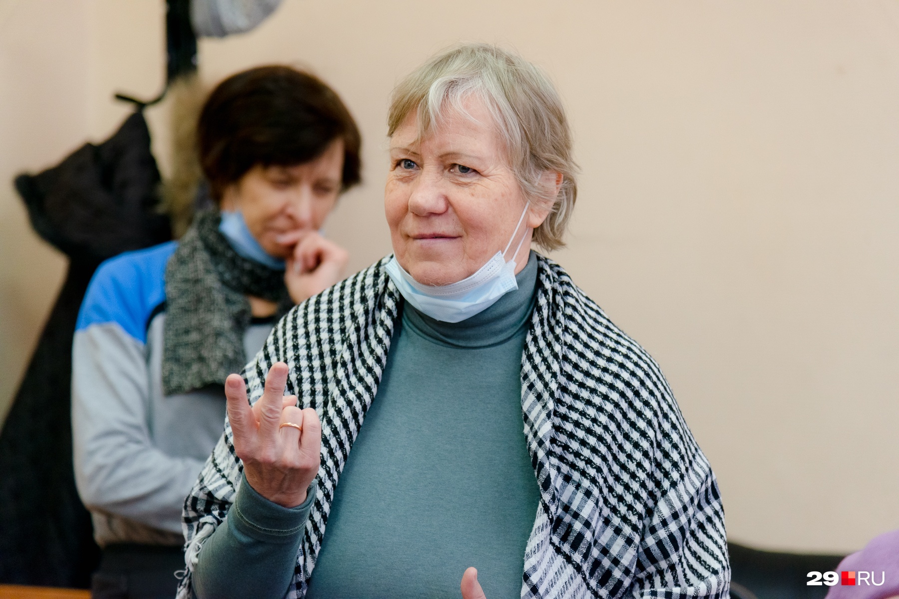 Надежда Агафонова считает офис Общества глухих своим вторым домом