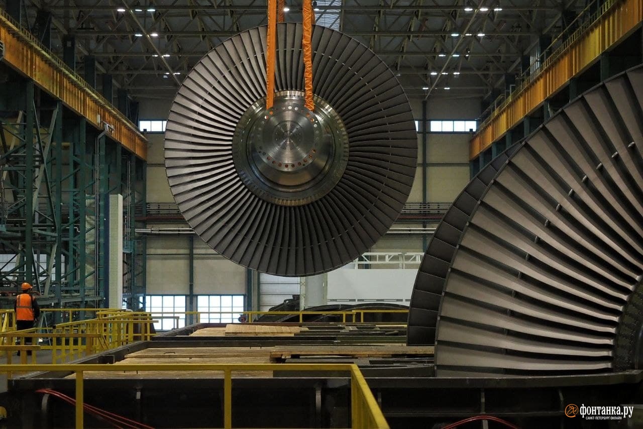 В Петербурге показали царь-турбину для АЭС: тихоходную и самую мощную