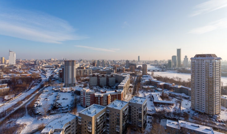 Центр города видно из окон квартир Центр города видно из окон квартир 