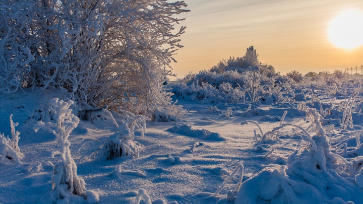 МЧС предупреждает о морозах до -35 градусов в Пермском крае