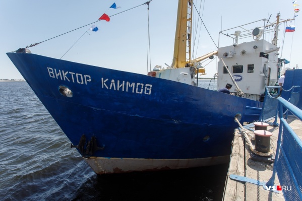 Траулер в Волгоград прибыл с Ладожского озера Траулер в Волгоград прибыл с Ладожского озера