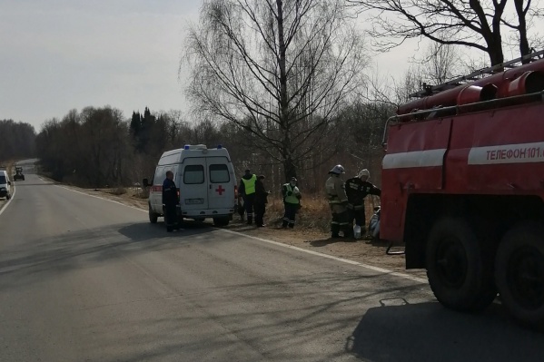 Авария случилась в Рыбинском районе Авария случилась в Рыбинском районе 