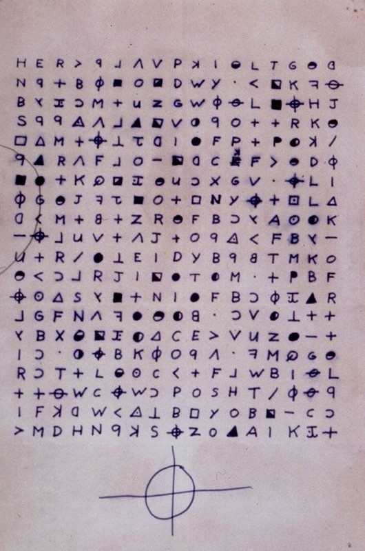 Письмо Зодиака, отправленное в San Francisco Chronicle 8 ноября 1969 года с помощью шифра 340, расшифрованного 5 декабря 2020 года.