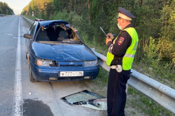 В легковушке ехали пять человек, четверо из них попали в больницу В легковушке ехали пять человек, четверо из них попали в больницу