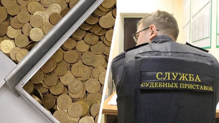Житель Северодвинска принес судебным приставам 22 килограмма монет, чтобы отдать долг государству