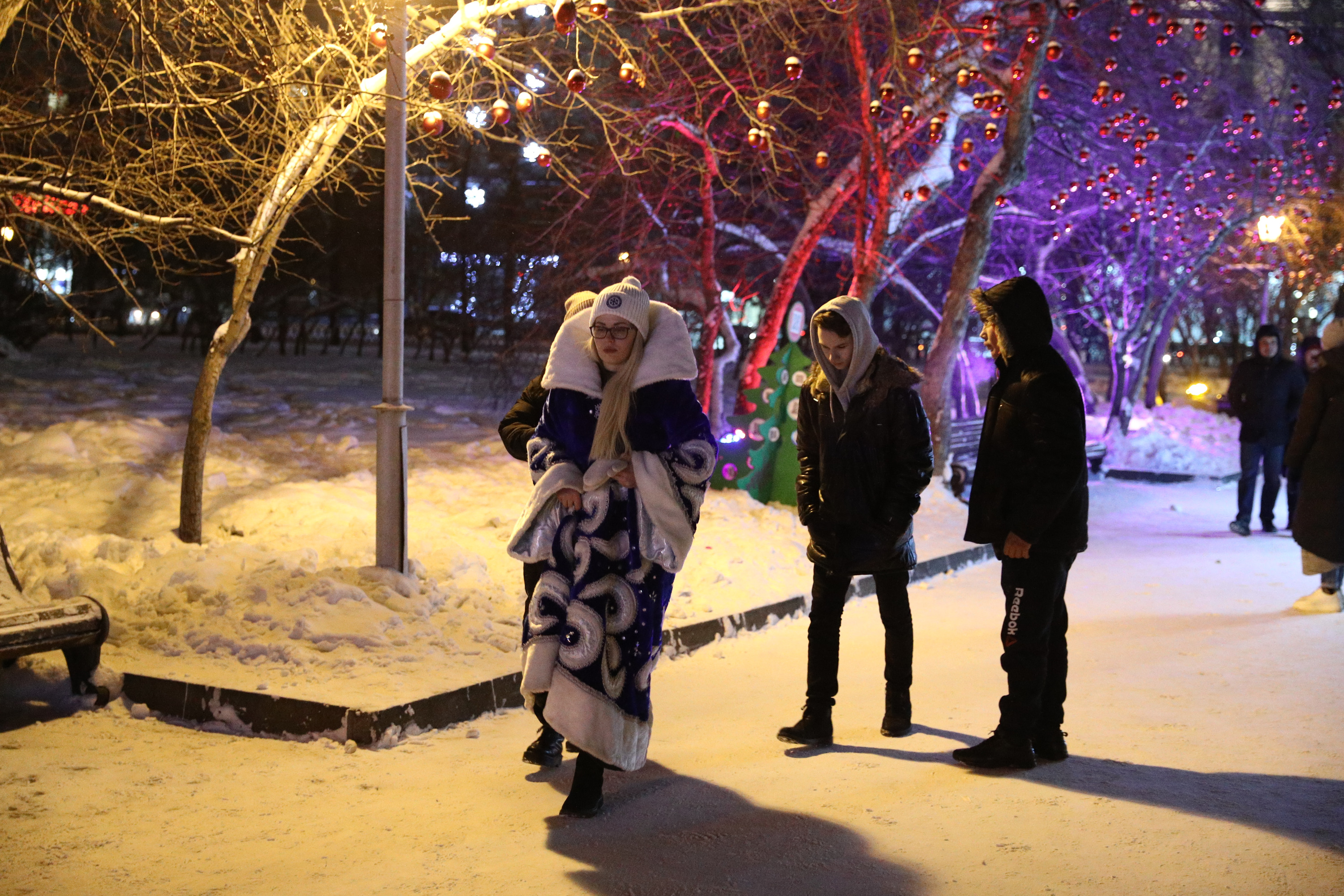 Новогодняя ночь в Новосибирске