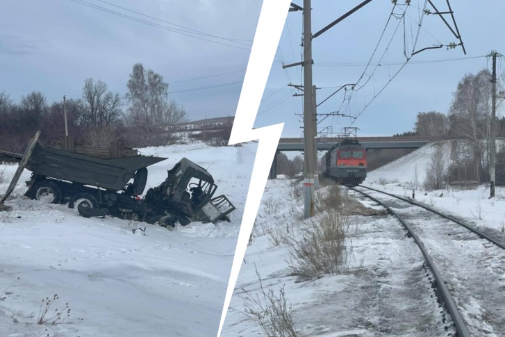 По предварительным данным, КАМАЗ переезжал пути там, где этого делать нельзя По предварительным данным, КАМАЗ переезжал пути там, где этого делать нельзя